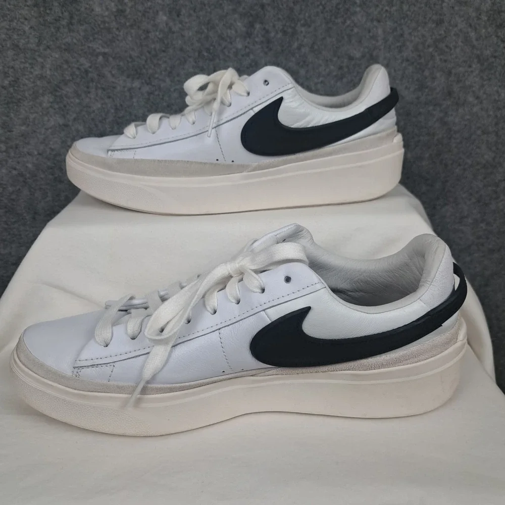 Size 11.5 - Nike Blazer Phantom Low White Black Soft‎ Leather Men